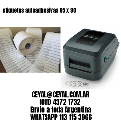 etiquetas autoadhesivas 95 x 90