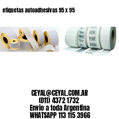 etiquetas autoadhesivas 95 x 95