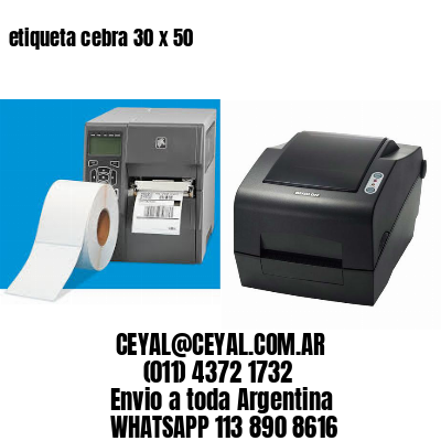 etiqueta cebra 30 x 50