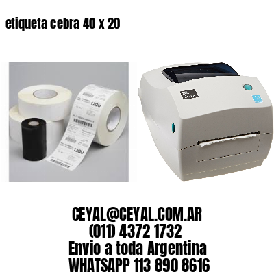 etiqueta cebra 40 x 20