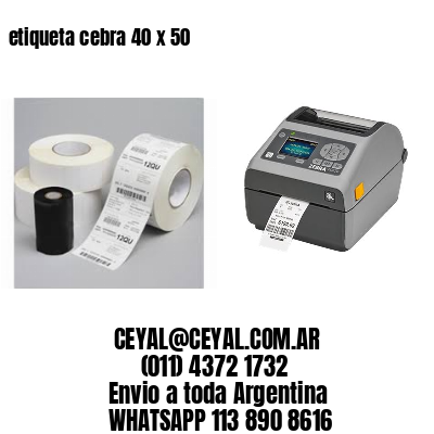 etiqueta cebra 40 x 50