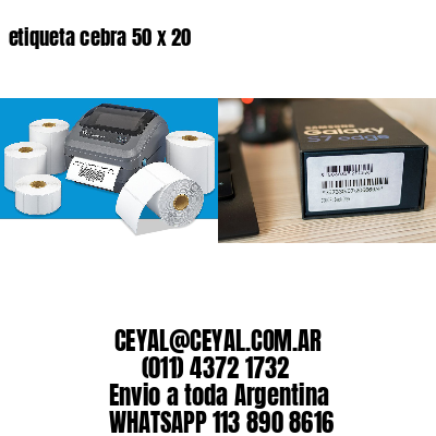 etiqueta cebra 50 x 20