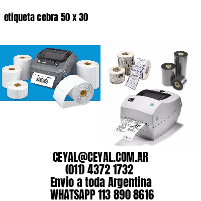 etiqueta cebra 50 x 30