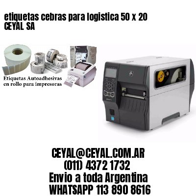 etiquetas cebras para logistica 50 x 20 CEYAL SA