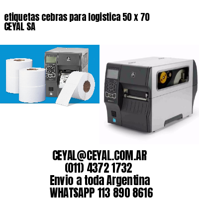 etiquetas cebras para logistica 50 x 70 CEYAL SA