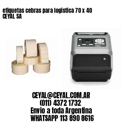 etiquetas cebras para logistica 70 x 40 CEYAL SA