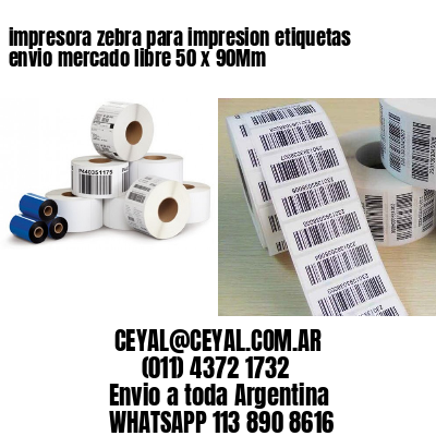 impresora zebra para impresion etiquetas envio mercado libre 50 x 90Mm