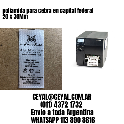 poliamida para cebra en capital federal 20 x 30Mm