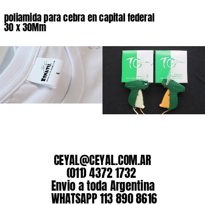 poliamida para cebra en capital federal 30 x 30Mm