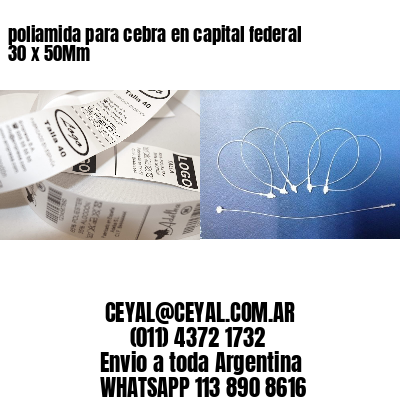 poliamida para cebra en capital federal 30 x 50Mm