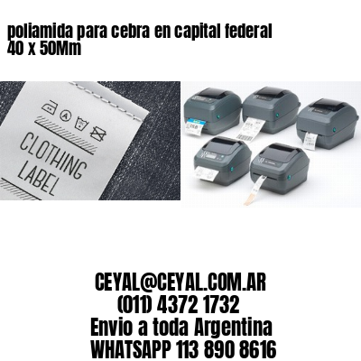 poliamida para cebra en capital federal 40 x 50Mm