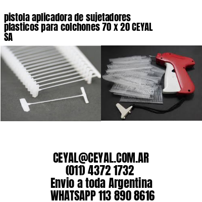 pistola aplicadora de sujetadores plasticos para colchones 70 x 20 CEYAL SA