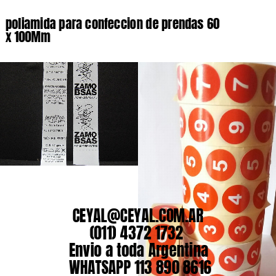poliamida para confeccion de prendas 60 x 100Mm