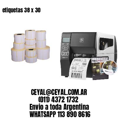 etiquetas 38 x 30