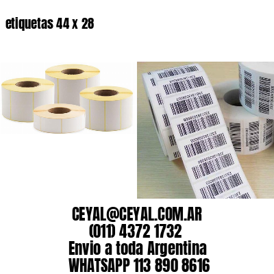 etiquetas 44 x 28
