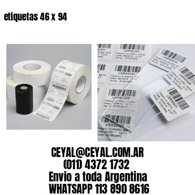 etiquetas 46 x 94