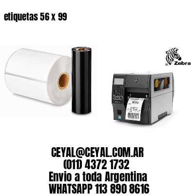 etiquetas 56 x 99