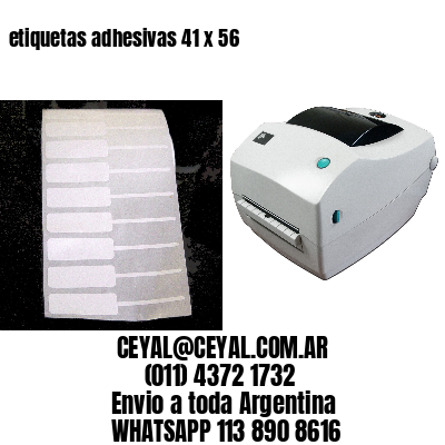 etiquetas adhesivas 41 x 56