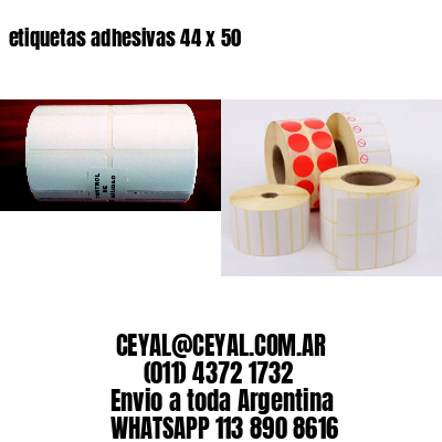 etiquetas adhesivas 44 x 50