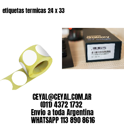 etiquetas termicas 24 x 33