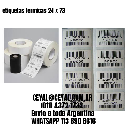 etiquetas termicas 24 x 73