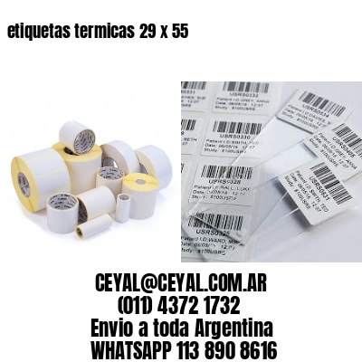 etiquetas termicas 29 x 55