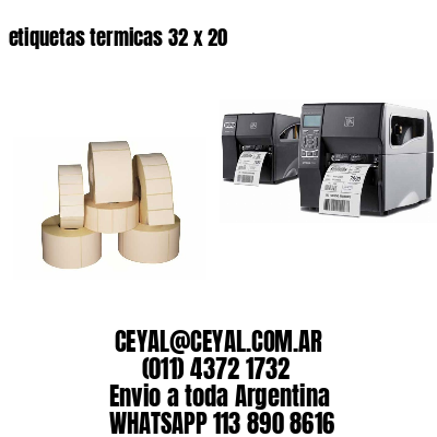 etiquetas termicas 32 x 20