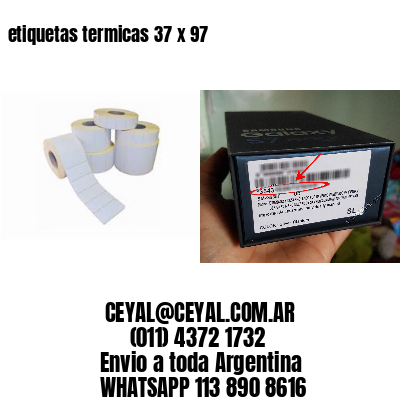 etiquetas termicas 37 x 97