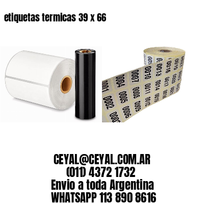etiquetas termicas 39 x 66