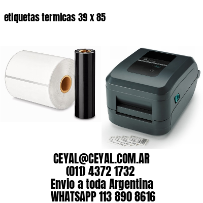 etiquetas termicas 39 x 85
