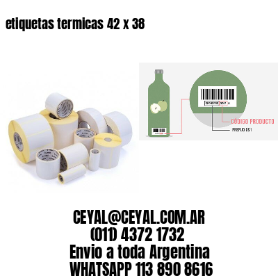etiquetas termicas 42 x 38