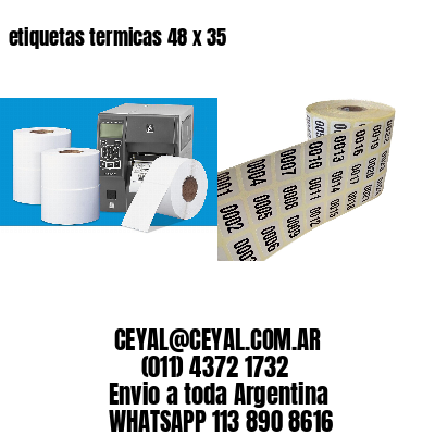 etiquetas termicas 48 x 35