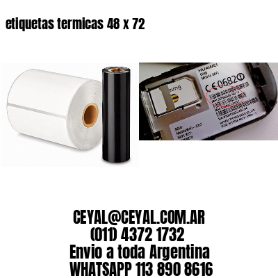 etiquetas termicas 48 x 72