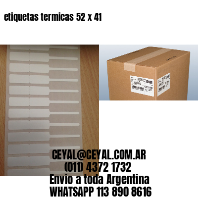 etiquetas termicas 52 x 41