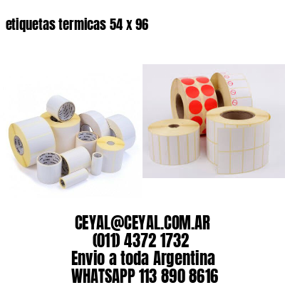 etiquetas termicas 54 x 96