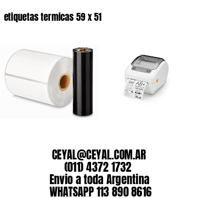 etiquetas termicas 59 x 51