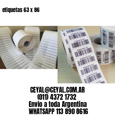 etiquetas 63 x 86