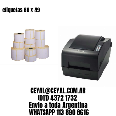 etiquetas 66 x 49