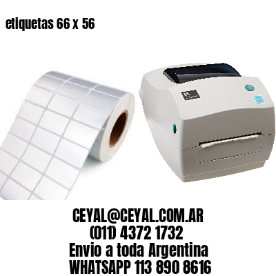 etiquetas 66 x 56