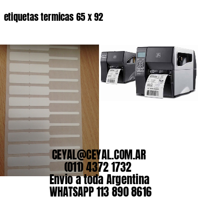 etiquetas termicas 65 x 92