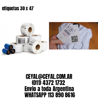 etiquetas 30 x 47
