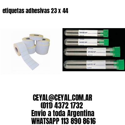 etiquetas adhesivas 23 x 44