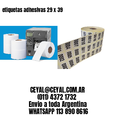 etiquetas adhesivas 29 x 39
