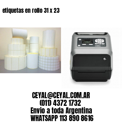etiquetas en rollo 31 x 23