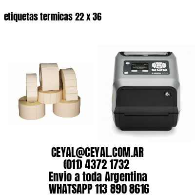 etiquetas termicas 22 x 36