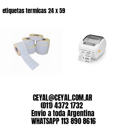 etiquetas termicas 24 x 59