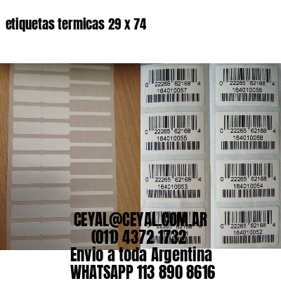 etiquetas termicas 29 x 74