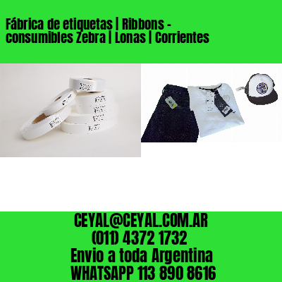 Fábrica de etiquetas | Ribbons – consumibles Zebra | Lonas | Corrientes