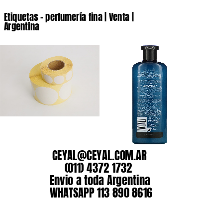 Etiquetas – perfumería fina | Venta | Argentina