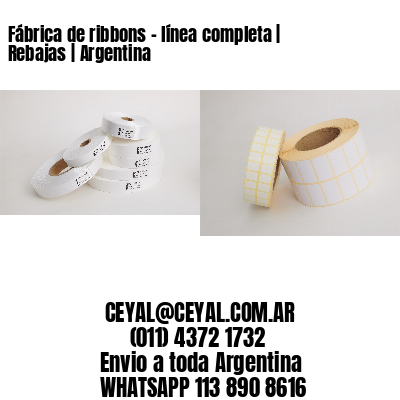 Fábrica de ribbons – línea completa | Rebajas | Argentina